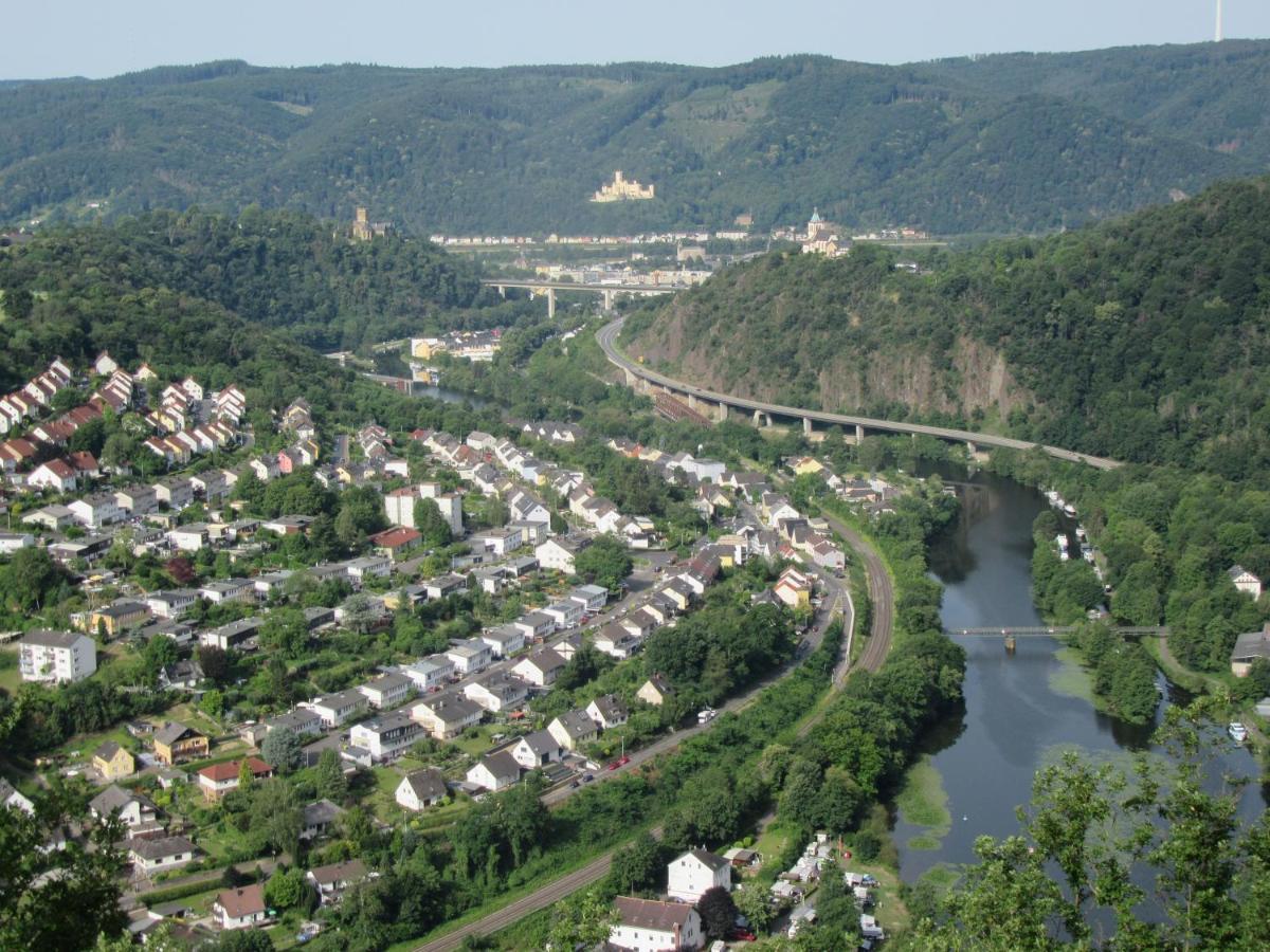 Ferienhaus Leopold Mit Burgblick An Der Mosel Burgen  Zewnętrze zdjęcie